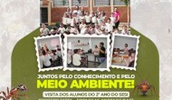 Estudantes do SESI visitam projeto sobre formigas cortadeiras na Faculdade Municipal de Bebedouro
