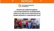 Projeto de Compostagem da Faculdade Municipal de Bebedouro conclui última etapa com doação de adubo orgânico à comunidade local