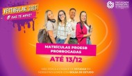 Matrículas dos aprovados no Vestibular Proesb 2025 são prorrogadas até o dia (13)