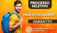 Divulgação do Gabarito Oficial - Processo Seletivo de Estagiários 2025