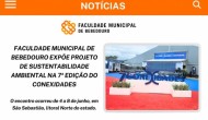 Faculdade Municipal de Bebedouro expõe projeto de sustentabilidade ambiental na 7ª edição do Conexidades