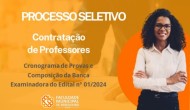 Divulgação do Cronograma de Provas e Banca Examinadora – Edital nº 01/2025