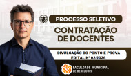 Divulgação do Ponto e da Prova Didática – Edital nº 02/2026
