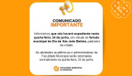 Comunicado: Feriado Municipal em Bebedouro – 24 de junho