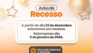 COMUNICADO – Recesso de Final de Ano