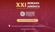 Curso de Direito realiza a 21ª Semana Jurídica