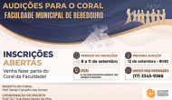 IMESB abre inscrições para audições do Coral da Faculdade Municipal de Bebedouro