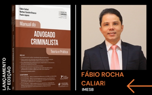 Professor do IMESB e escritor lança livro a 7ª edição do manual do advogado Criminalista