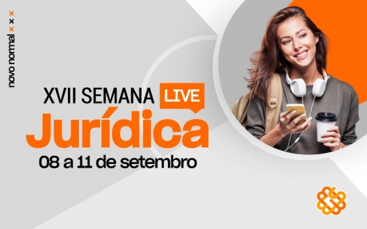 Semana Jurídica será realizada online de 08 a 11 de setembro