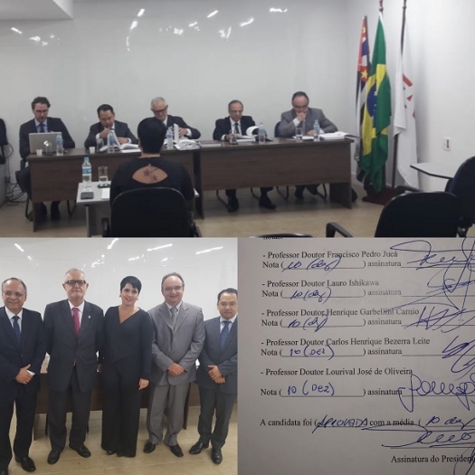 Professora do IMESB recebe título de doutora na área de direito