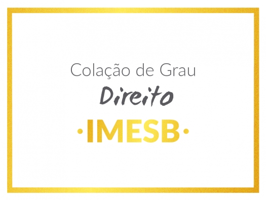Turmas de Direito colam grau nesta quinta-feira, 25