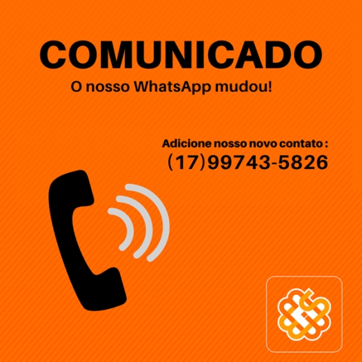 Número do WahatsApp do IIMESB mudou