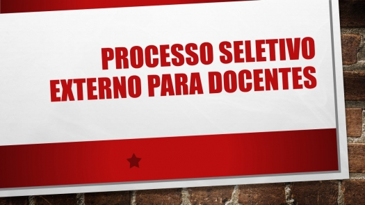 Processo Seletivo Externo para Docentes na área de Comunicação Social Edital 008/2017
