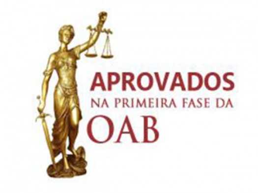 Aprovados na primeira fase da OAB