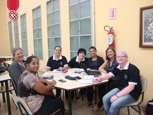 Grupo de estudos se reúnem para iniciar projeto com a participação da diretora do Depto de Promoção e Assistência Social, Neliane Bibo Alves de Brito