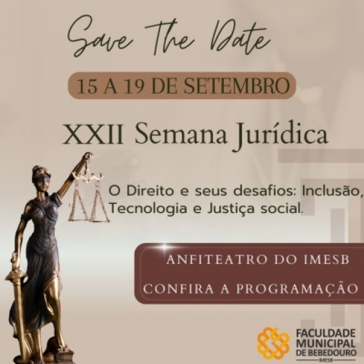 Direito promove Semana Jurídica aberta à comunidade e com encontro de egressos