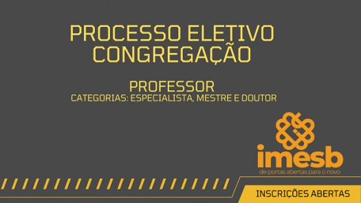 Processo Eletivo | Inscrições abertas