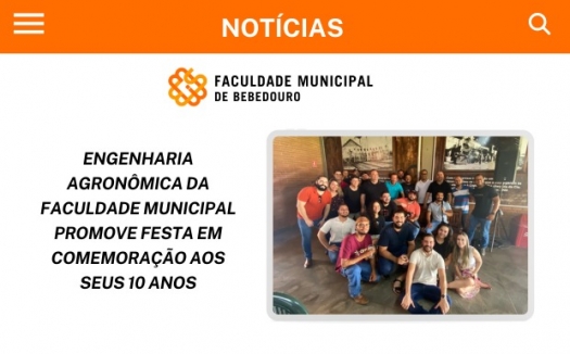 Engenharia Agronômica da Faculdade Municipal promove festa em comemoração aos seus 10 anos