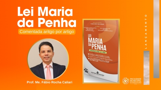Professor Fábio Caliari, do curso de Direito, é coautor em livro sobre a temática da violência doméstica e familiar contra a mulher