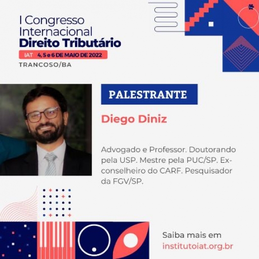 Professor do IMESB será palestrante em congresso internacional de Direito Tributário