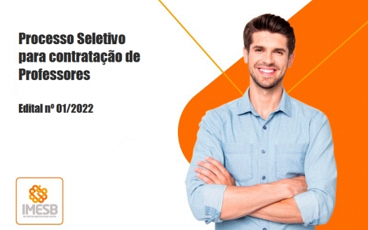 Edital Processo Seletivo para contratação de docentes 2022
