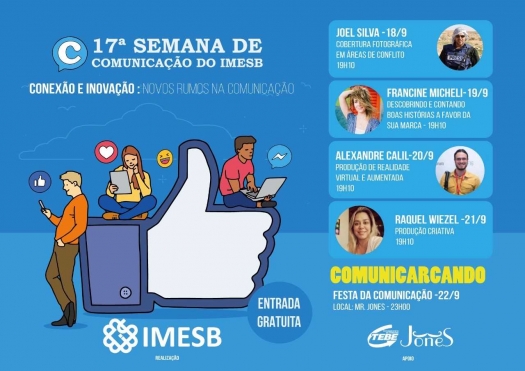 17ª Semana da Comunicação do IMESB aborda conexões e inovações no mercado