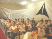 Dando continuidade ao projeto "Ciclo de debates sobre profissões", o IMESB recebeu a visita das escolas Osvaldo Schiavon e João Domingos Madeira