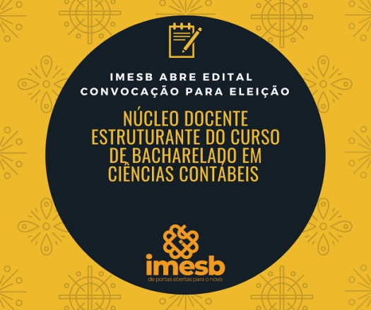 IMESB abre edital para NDE em Ciências Contábeis