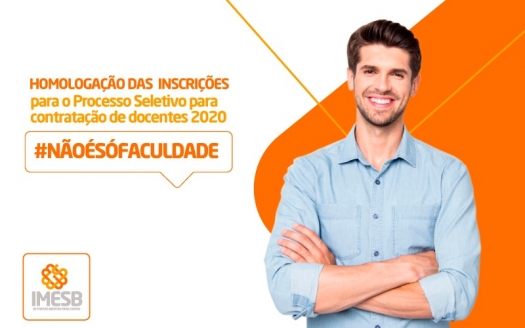 Homologação das inscrições do Processo Seletivo - Edital nº 02/2020