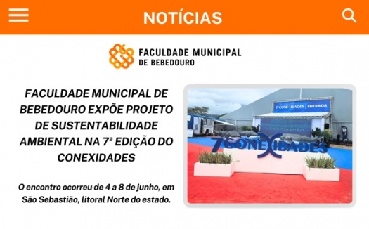 Faculdade Municipal de Bebedouro expõe projeto de sustentabilidade ambiental na 7ª edição do Conexidades