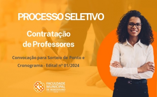 Convocação para Sorteio de Ponto e Cronograma – Edital nº 01/2025