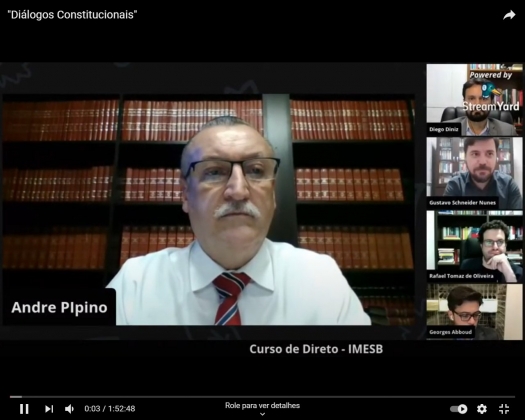 Curso de Direito realiza palestra sobre o tema ‘Diálogos Constitucionais’