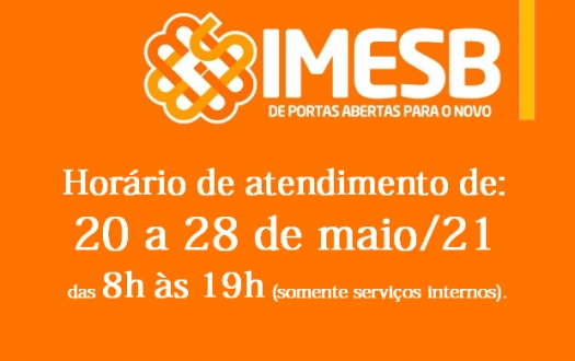 Horário de funcionamento do IMESB