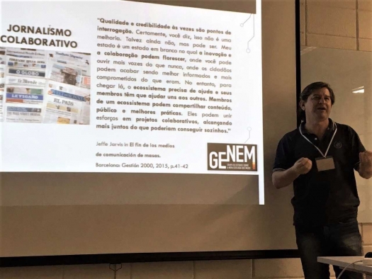 Professor do curso de jornalismo do IMESB apresenta trabalho em congresso internacional