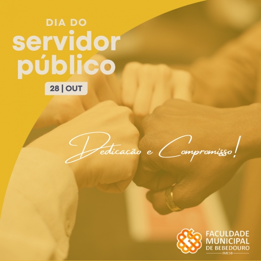 Dia do Servidor Público: Parabéns por todo seu trabalho e dedicação!