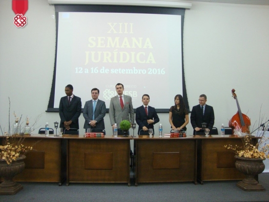 XIII Semana Jurídica | Sexta-feira 16/09 - noite