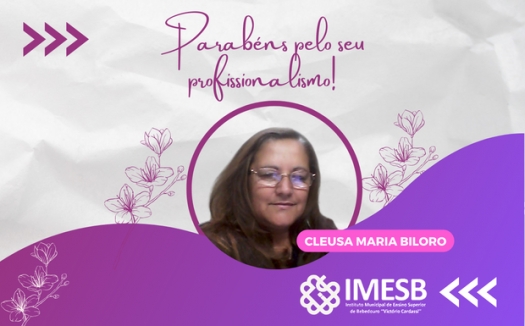 Servidora do IMESB, Cleusa Biloro recebe título de Honra ao Mérito