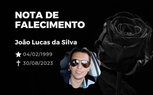 Nota de pesar - João Lucas da Silva