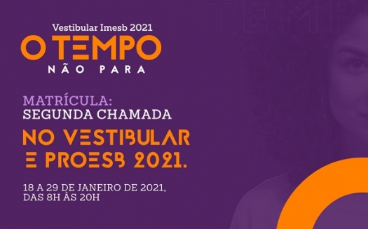 Matrícula 2ª chamada Vestibular 2021