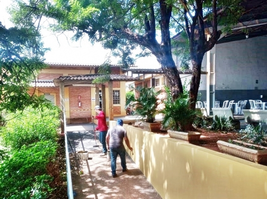 IMESB em parceria com a prefeitura municipal inicia projetos de pinturas nas suas instalações