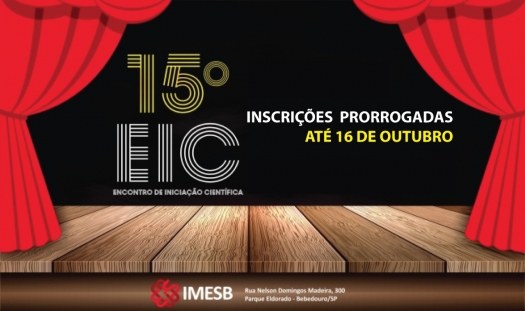 IMESB abre inscrições e chamada de trabalhos para 15º EIC