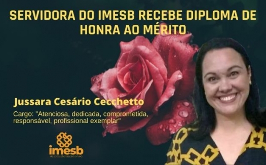 Jussara servidora pública do IMESB será homenageada pela Câmara de Vereadores