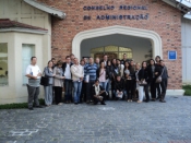 Acadêmicos de Administração e Contábeis fazem visita técnica à Bovespa, CRA, CRC