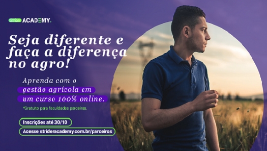 Curso de Engenharia Agronômica fecha parceria com a Strider Academy para realização de cursos gratuitos