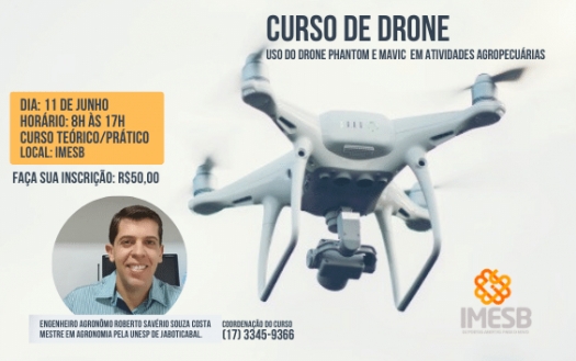 Curso de Engenharia Agronômica do IMESB realiza Curso de Drone