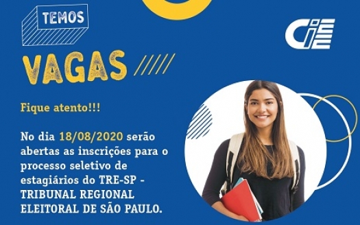 TRE-SP abre processo seletivo para estágio