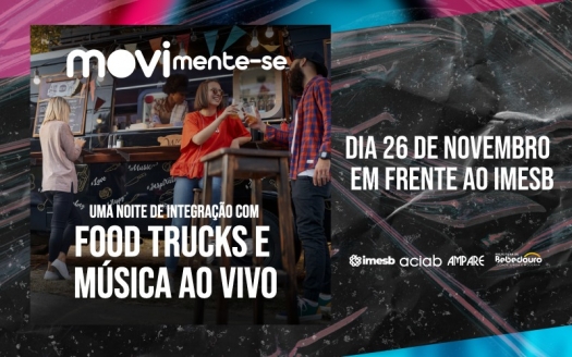 Não perca nesta sexta-feira (26), o evento &#039;Movimente-se&#039;