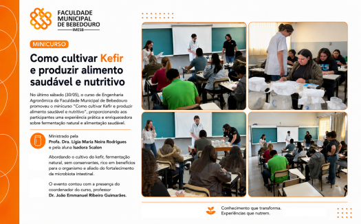 Minicurso sobre cultivo de kefir