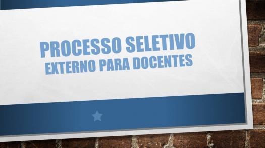 Processo Seletivo Externo para Docentes na área de Engenharia Agronômica Edital 009/2017