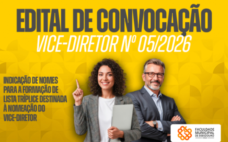 Aberto o processo eleitoral para a escolha do(a) novo(a) vice-diretor(a) do IMESB-VC